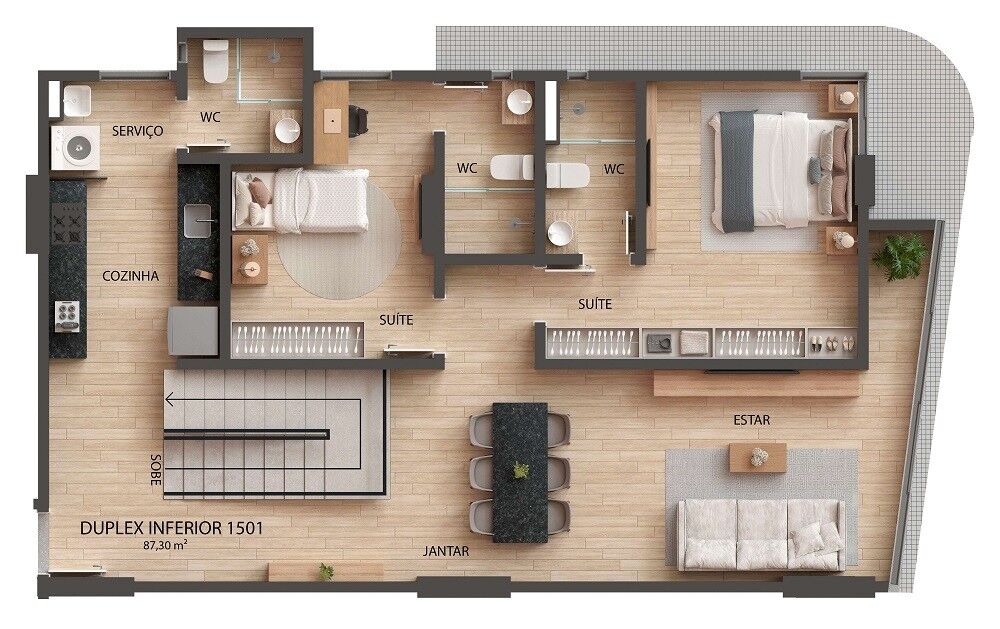 Apartamento à venda com 3 quartos, 89m² - Foto 15