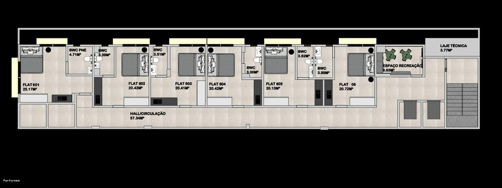 Flat/Apart Hotel, 1 quarto, 21 m² - Foto 7
