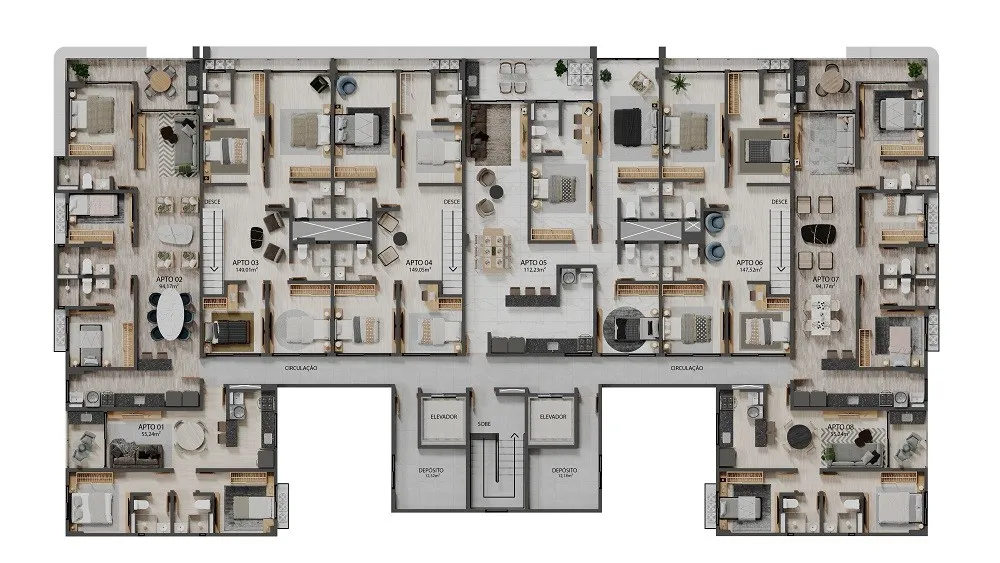 Apartamento, 2 quartos, 55 m² - Foto 5