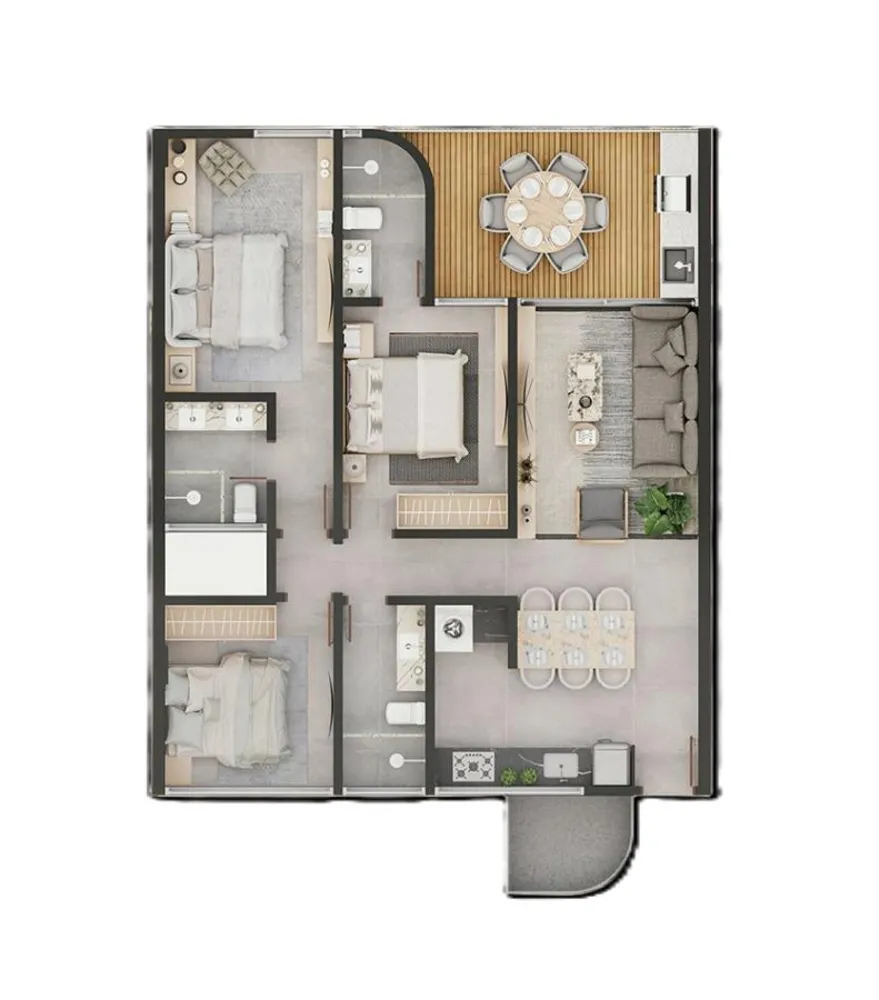 Apartamento, 3 quartos, 91 m² - Foto 14
