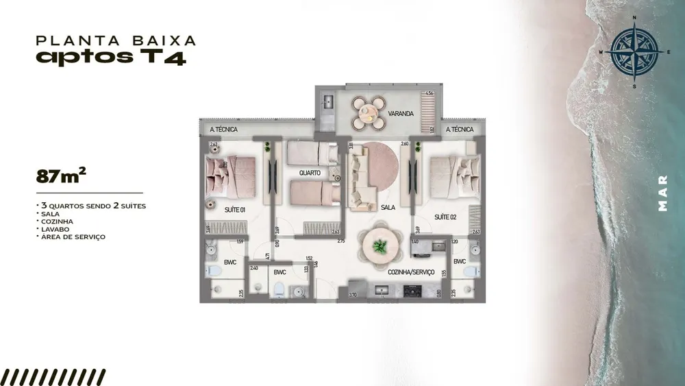 Apartamento, 2 quartos, 66 m² - Foto 16