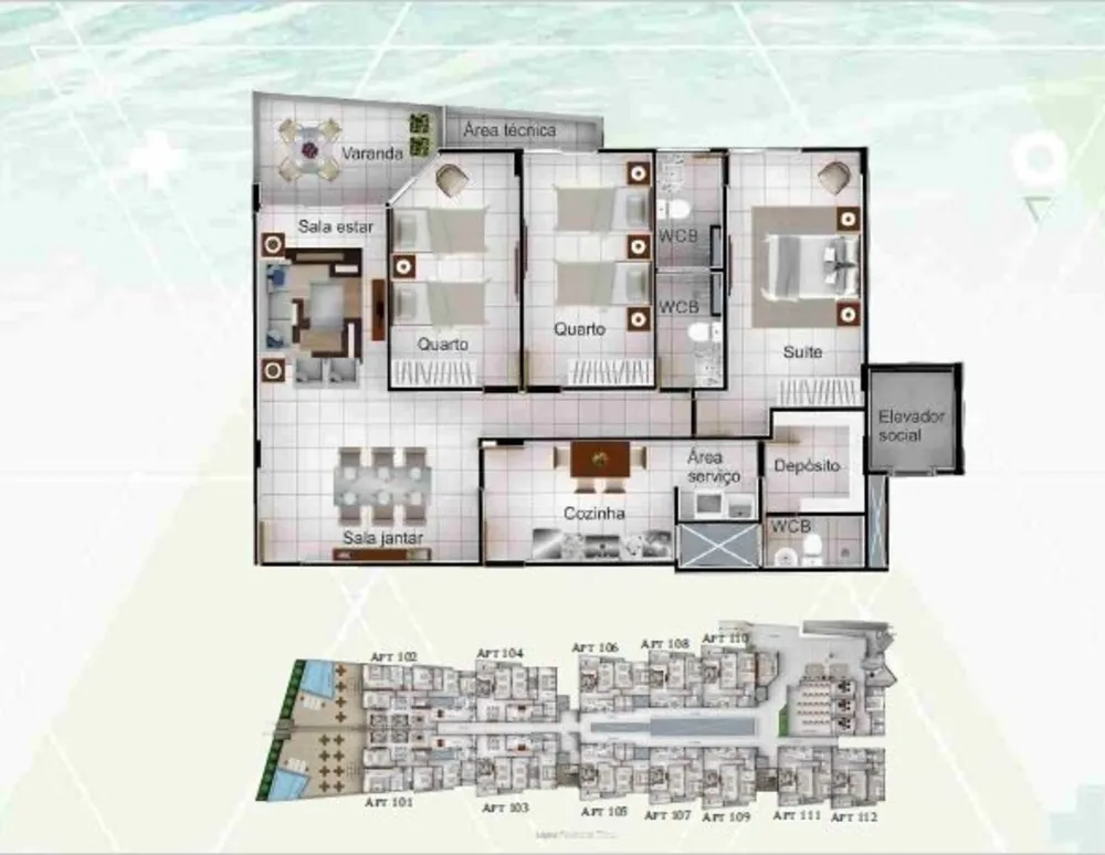 Apartamento, 2 quartos, 71 m² - Foto 10