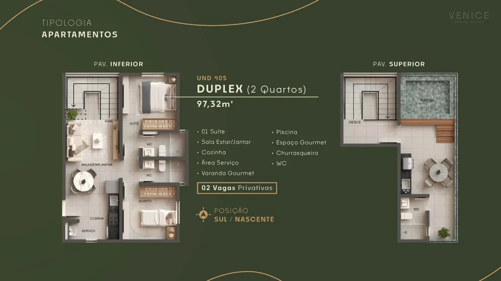 Cobertura, 2 quartos, 97 m² - Foto 8