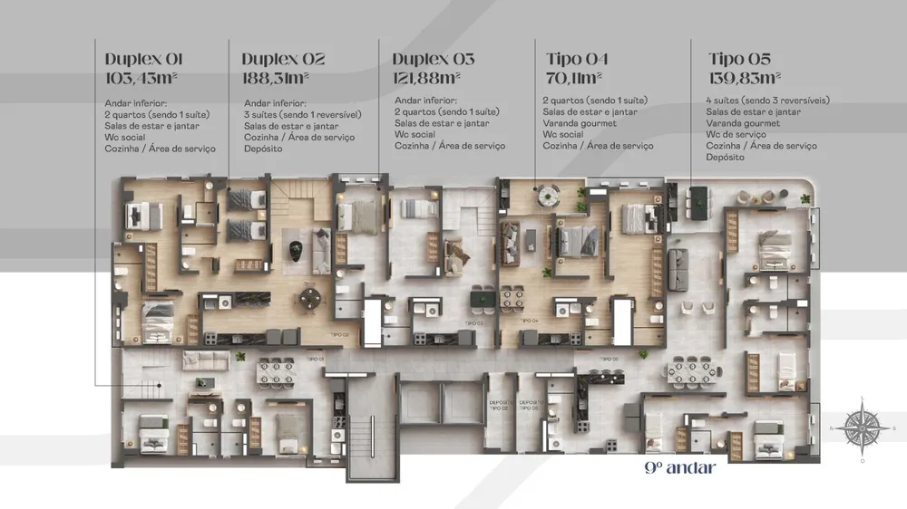 Apartamento, 2 quartos, 61 m² - Foto 12