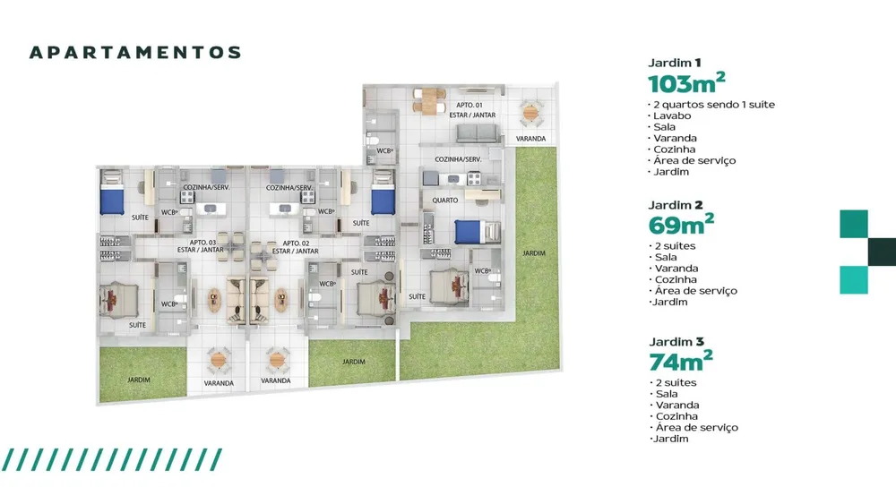 Apartamento, 2 quartos, 61 m² - Foto 7