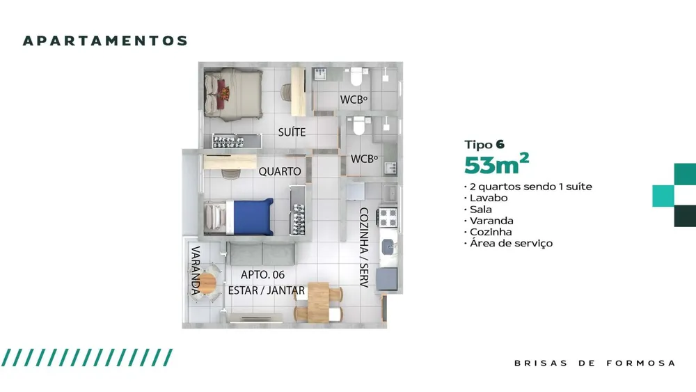 Apartamento, 2 quartos, 61 m² - Foto 10