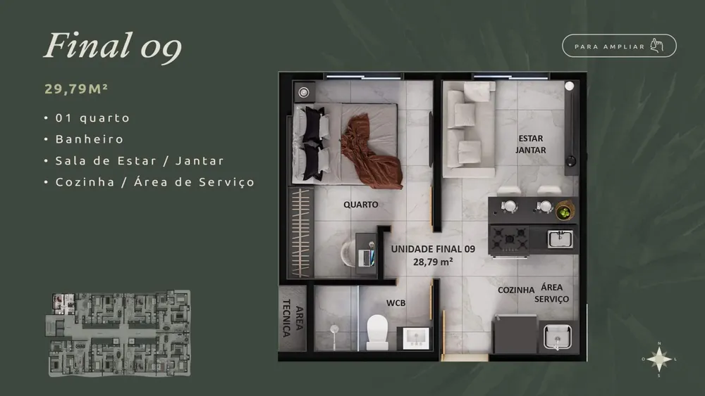 Apartamento, 2 quartos, 56 m² - Foto 13