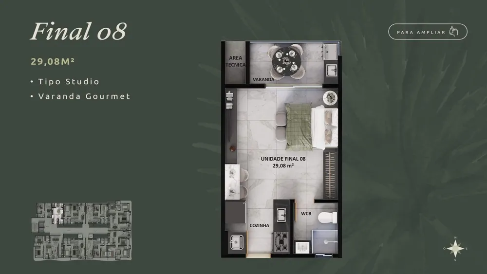 Apartamento, 3 quartos, 77 m² - Foto 1