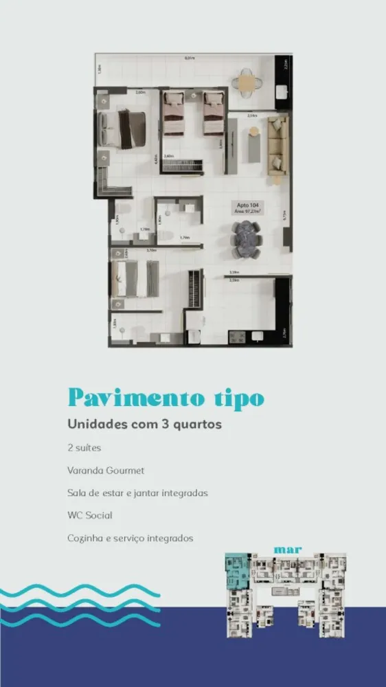 Apartamento, 3 quartos, 123 m² - Foto 16