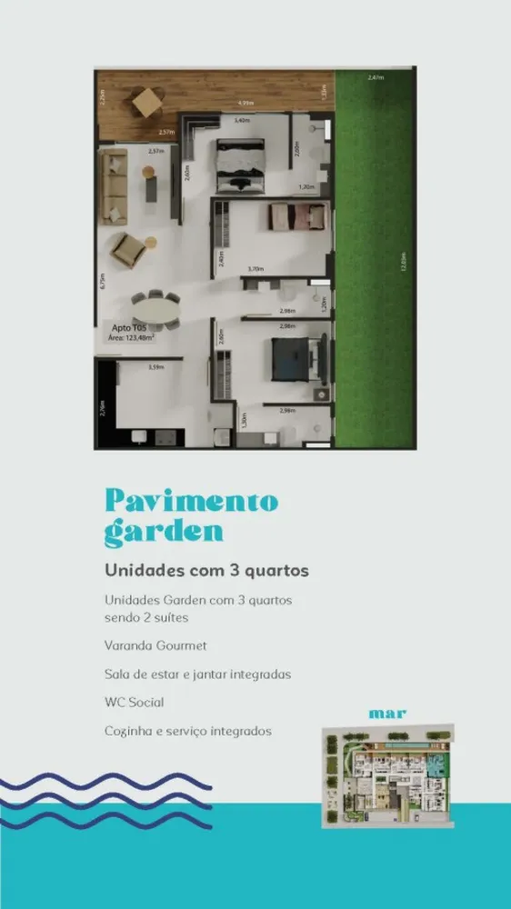 Apartamento, 3 quartos, 123 m² - Foto 13