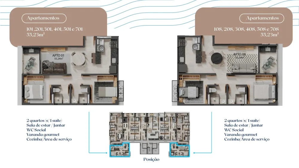 Apartamento, 2 quartos, 72 m² - Foto 8