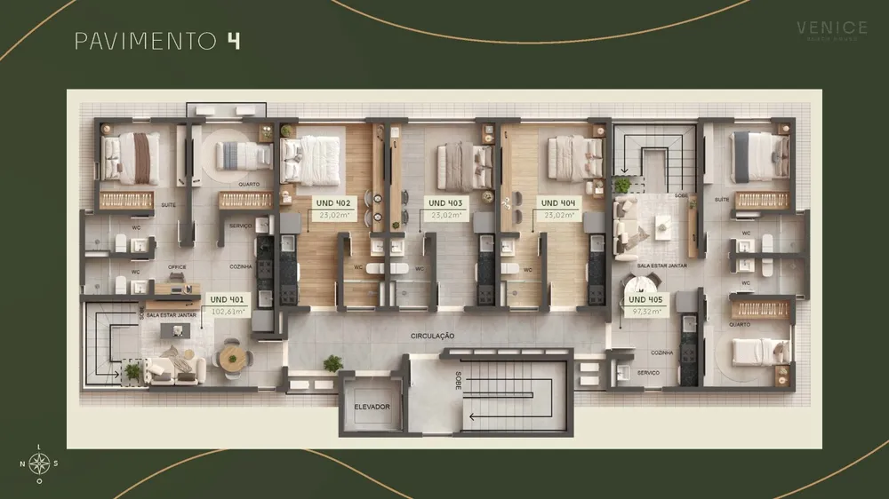 Apartamento, 1 quarto, 23 m² - Foto 14