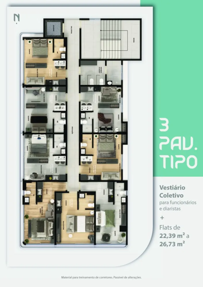 Apartamento, 1 quarto, 27 m² - Foto 11