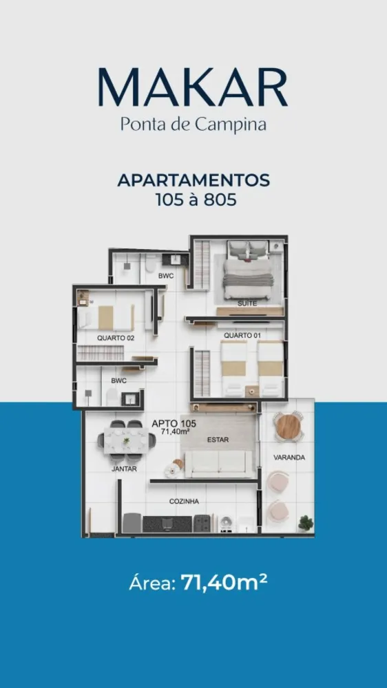 Apartamento, 3 quartos, 68 m² - Foto 14