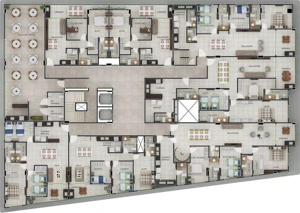 Apartamento, 2 quartos, 63 m² - Foto 12