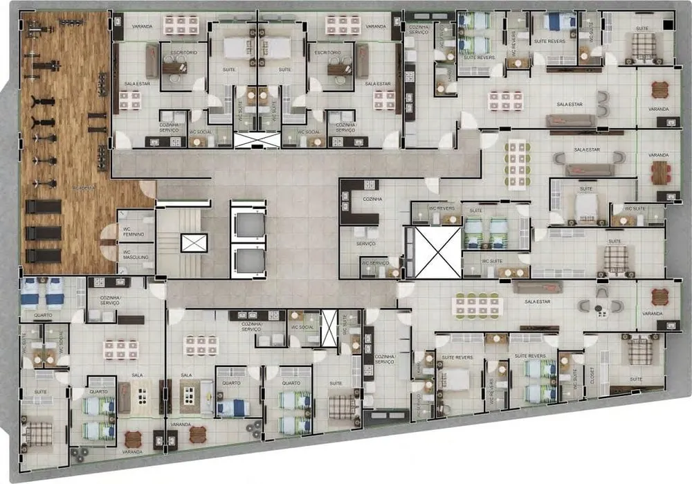 Apartamento, 2 quartos, 63 m² - Foto 11
