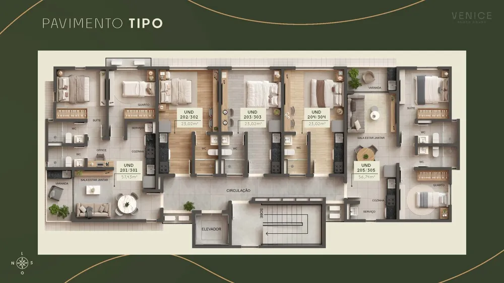 Apartamento, 1 quarto, 23 m² - Foto 5