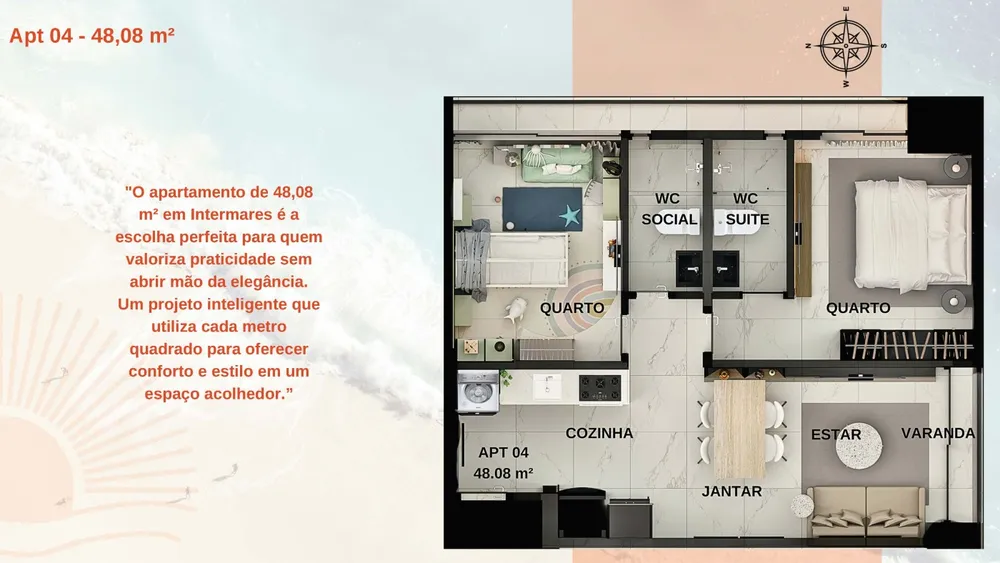 Apartamento, 2 quartos, 55 m² - Foto 5
