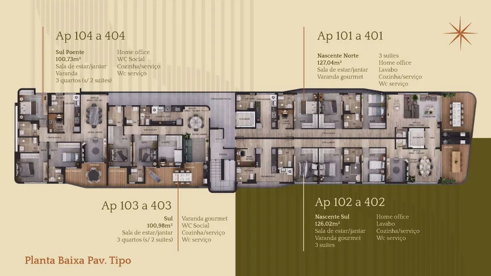 Apartamento, 3 quartos, 100 m² - Foto 16