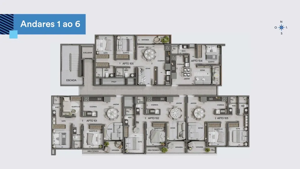 Apartamento, 2 quartos, 61 m² - Foto 7