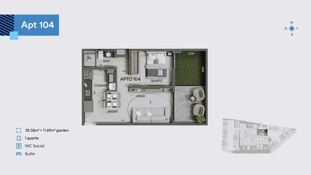 Apartamento, 2 quartos, 58 m² - Foto 6