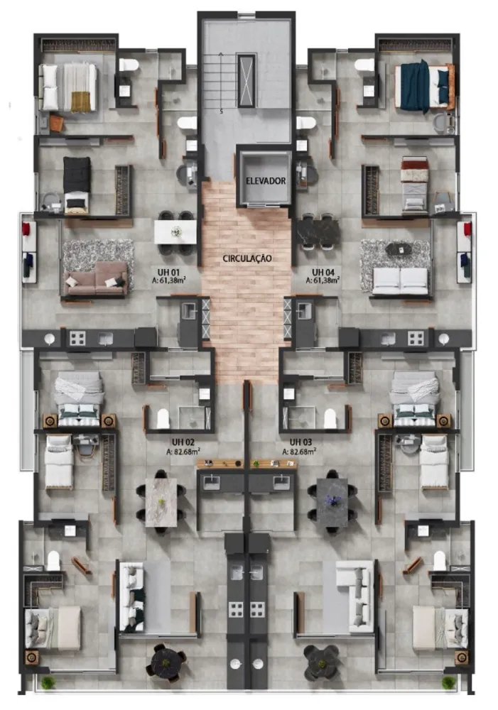 Apartamento, 3 quartos, 82 m² - Foto 7