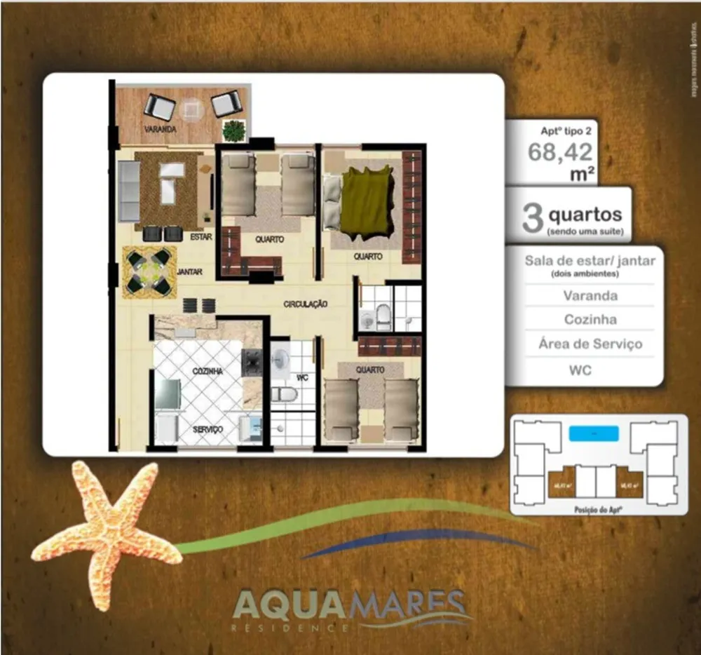 Apartamento, 3 quartos, 80 m² - Foto 3