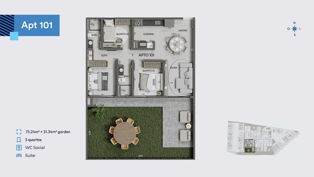 Apartamento, 2 quartos, 58 m² - Foto 8