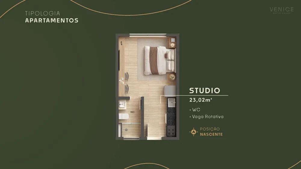Apartamento, 1 quarto, 23 m² - Foto 5