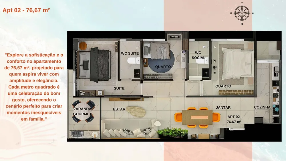Apartamento, 2 quartos, 55 m² - Foto 5