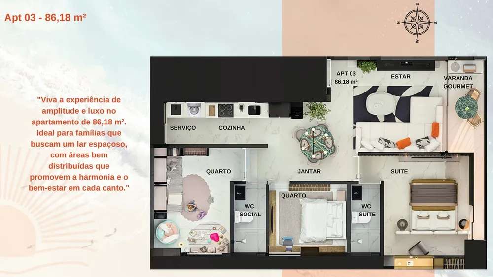 Apartamento, 2 quartos, 55 m² - Foto 6