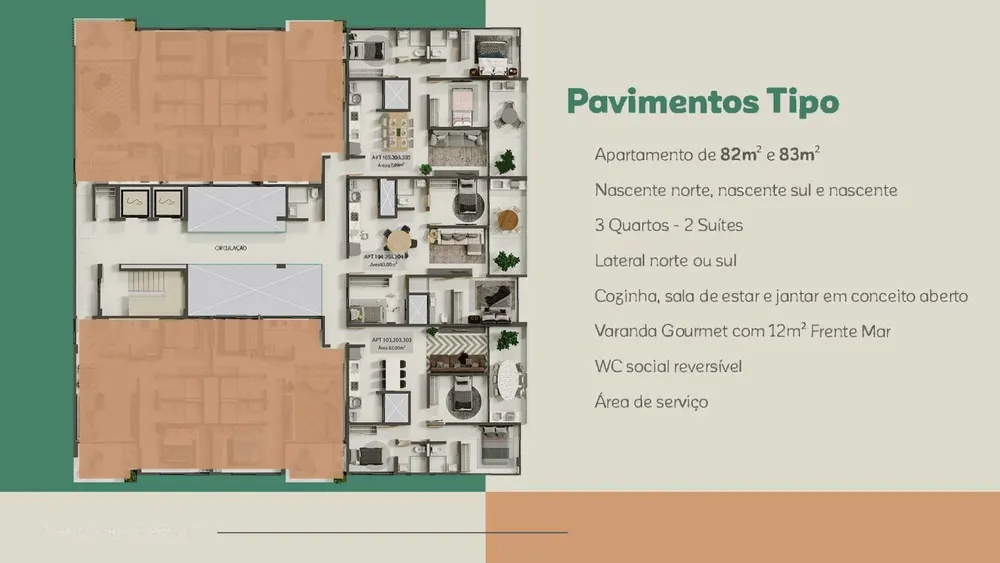 Apartamento, 2 quartos, 70 m² - Foto 2