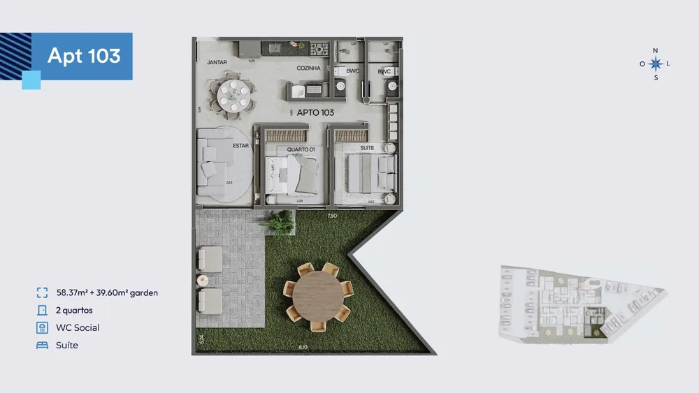 Apartamento, 2 quartos, 58 m² - Foto 13