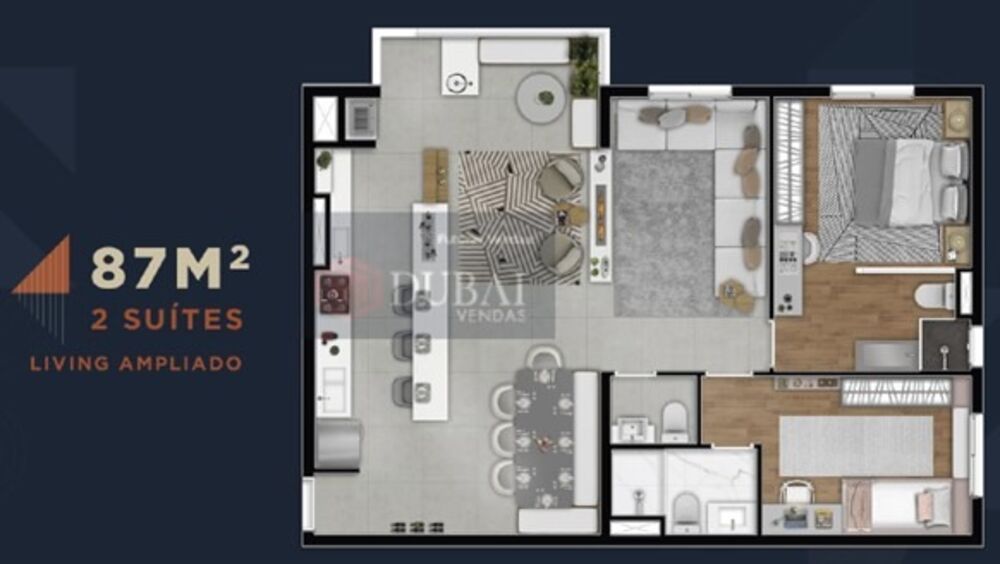 Apartamento à venda com 3 quartos, 86m² - Foto 16