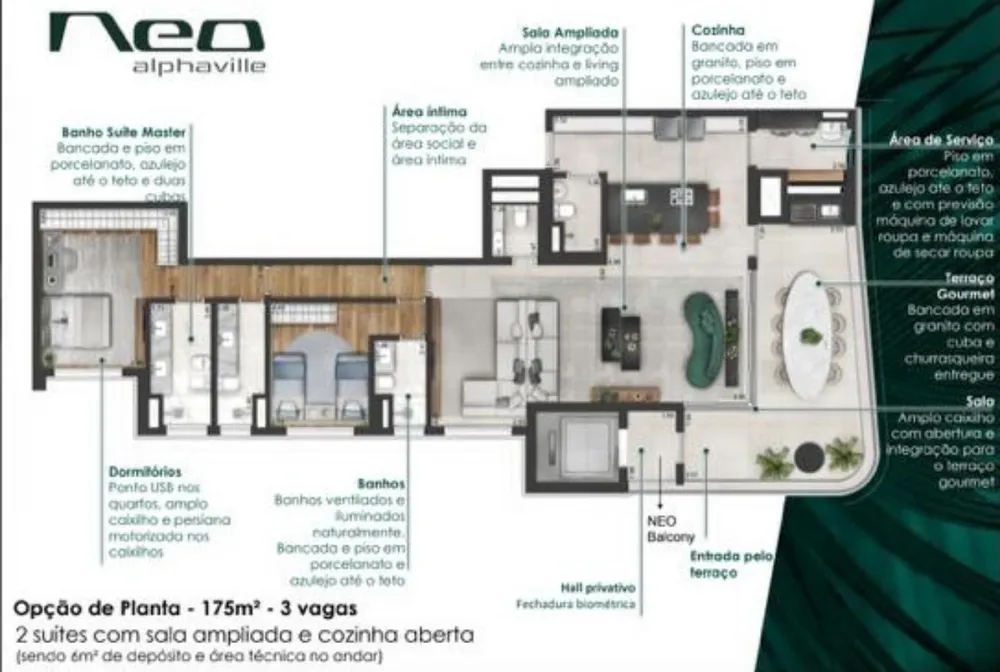 Apartamento, 3 quartos, 175 m² - Foto 6