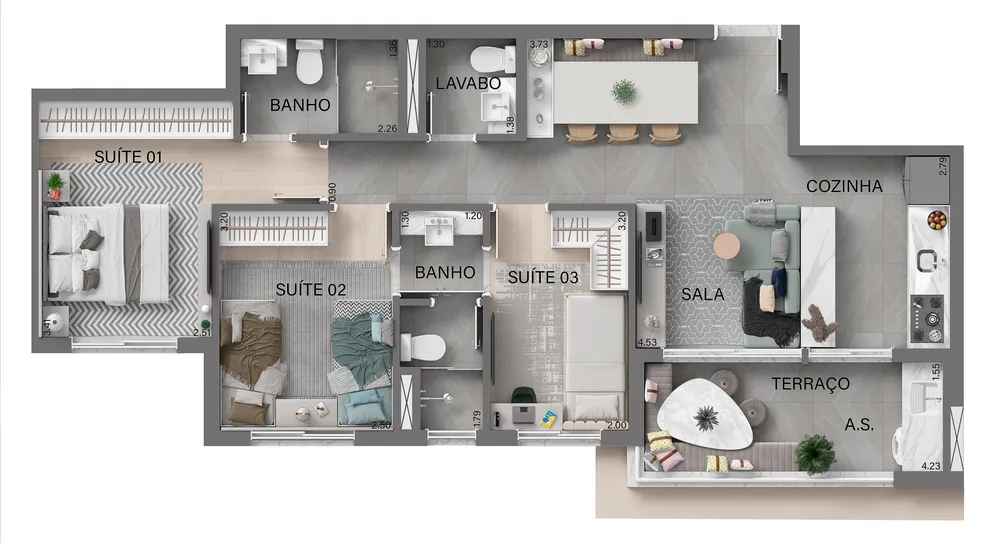 Apartamento, 2 quartos, 57 m² - Foto 10