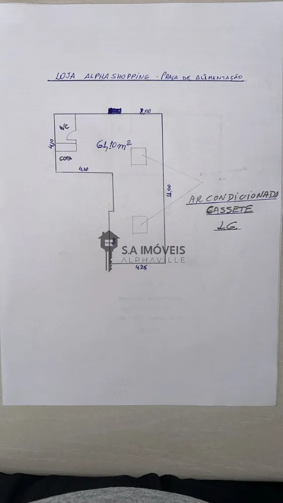 Loja-Salão, 61 m² - Foto 2