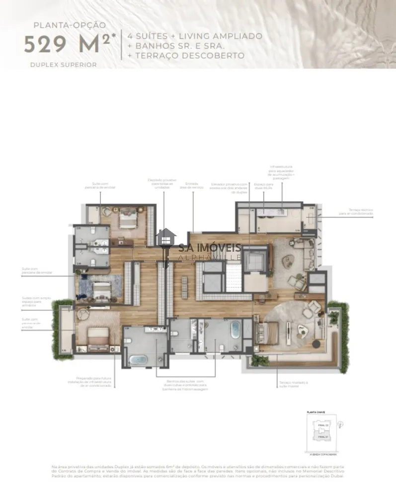 Apartamento, 4 quartos, 529 m² - Foto 12