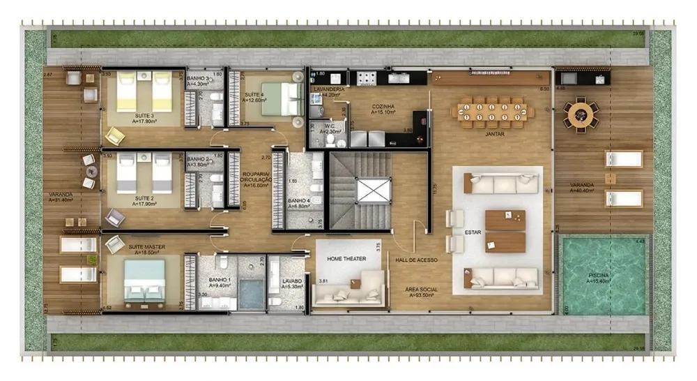 Cobertura, 4 quartos, 501 m² - Foto 48