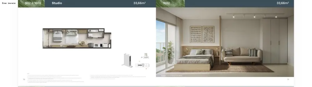 Apartamento, 1 quarto, 77 m² - Foto 2
