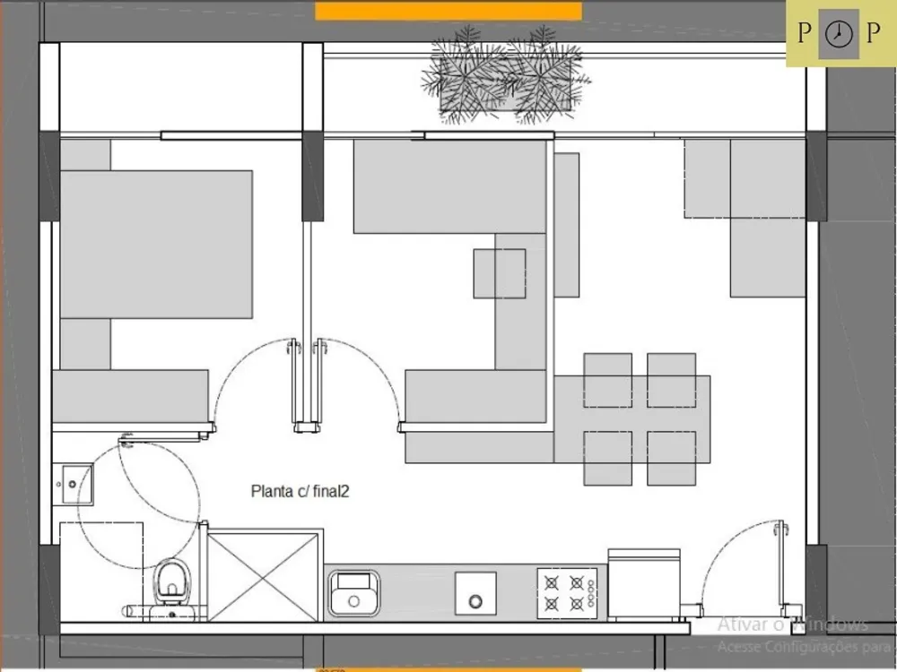 Apartamento, 2 quartos, 43 m² - Foto 4