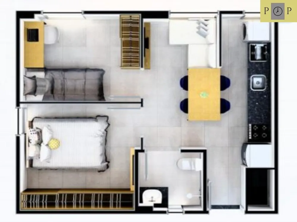 Apartamento, 2 quartos, 41 m² - Foto 4