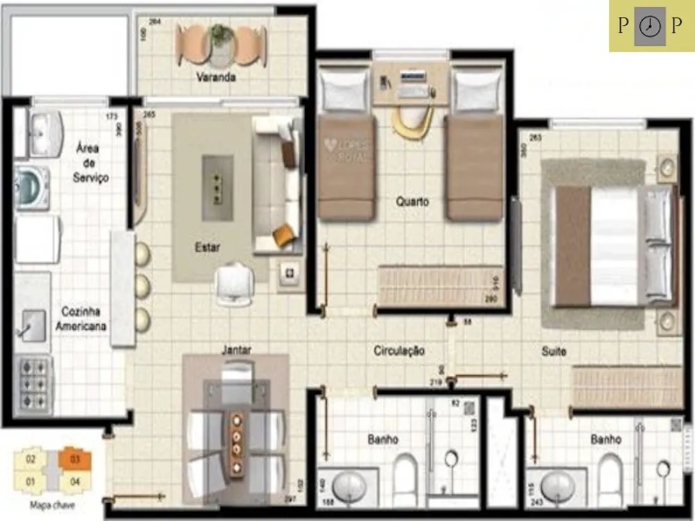 Apartamento, 2 quartos, 58 m² - Foto 4