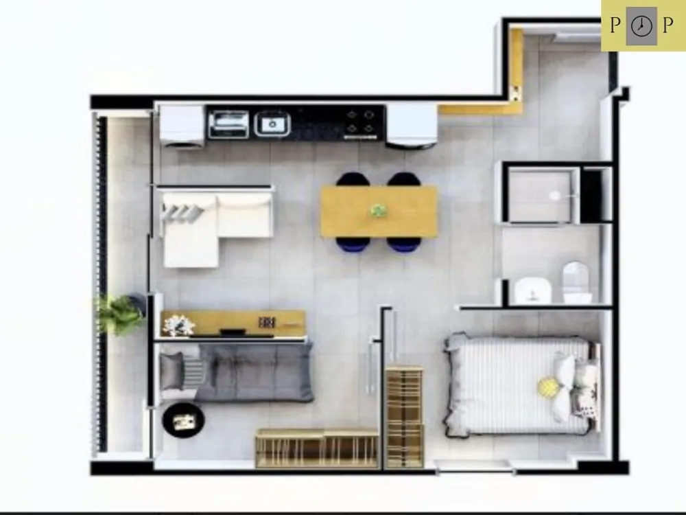 Apartamento, 2 quartos, 41 m² - Foto 4