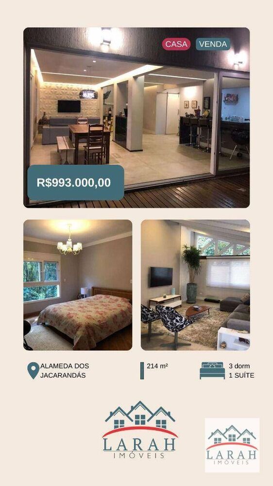Casa de Condomínio à venda com 3 quartos, 214m² - Foto 1