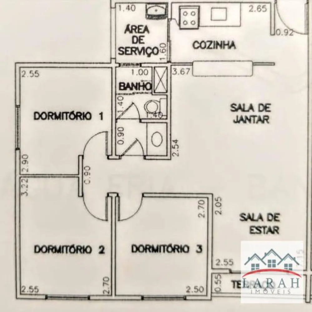 Apartamento, 3 quartos, 65 m² - Foto 2