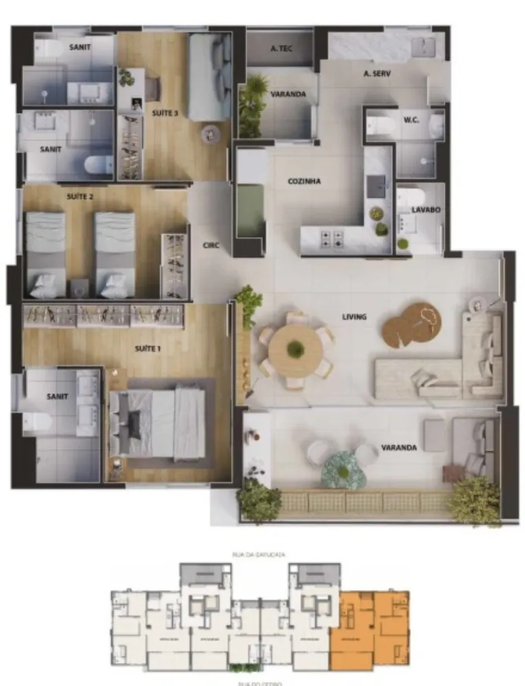 Apartamento, 3 quartos, 107 m² - Foto 10