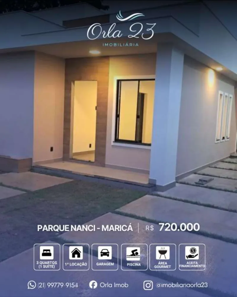 Casa, 3 quartos - Foto 1