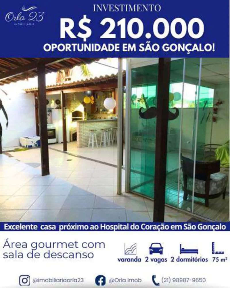 Casa, 2 quartos - Foto 1