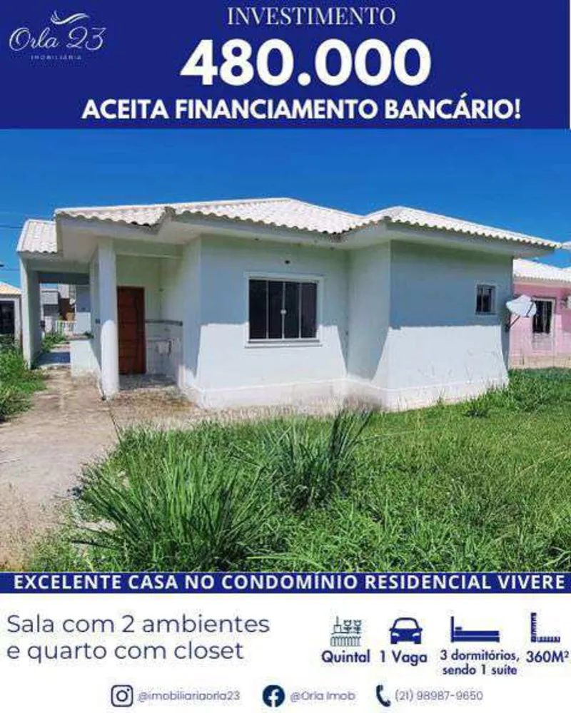 Casa, 3 quartos - Foto 1